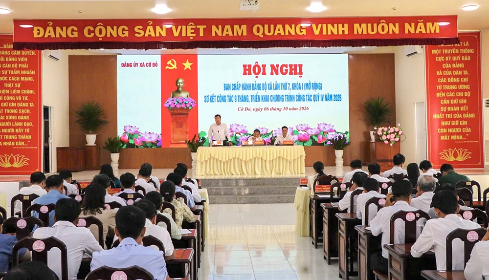 Đảng bộ xã Cờ Đỏ lấy “6 rõ” làm thước đo hiệu quả công việc