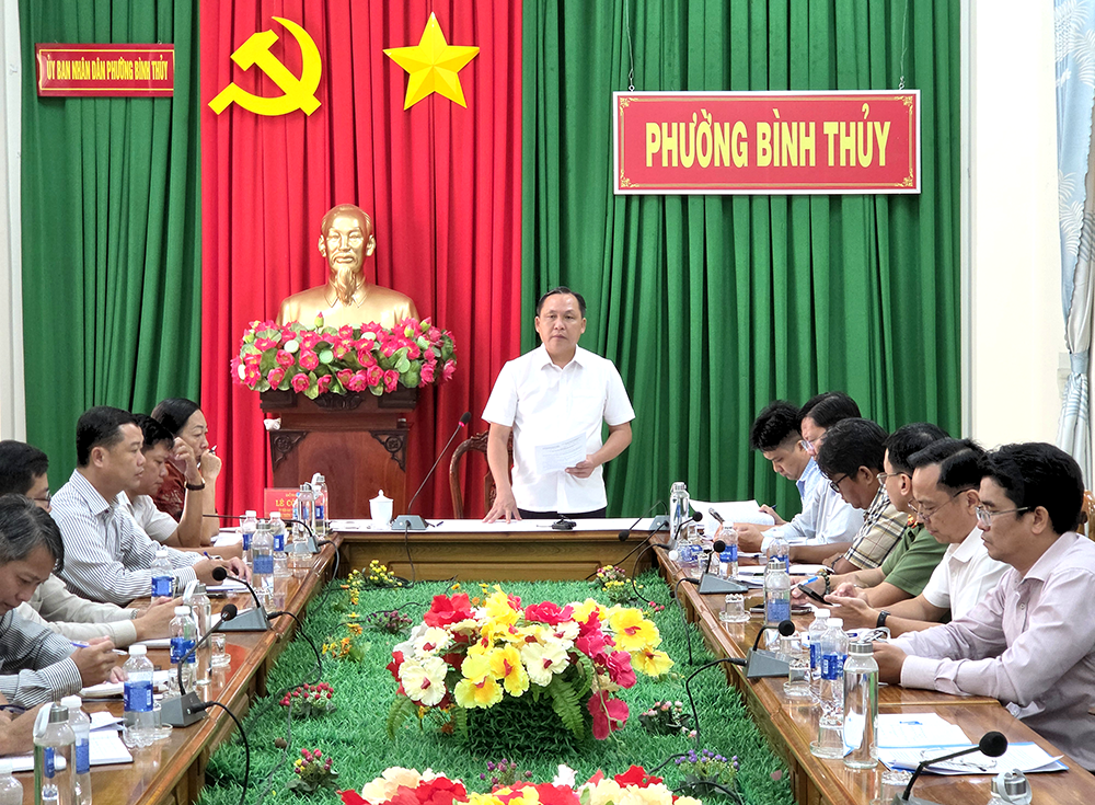 Lãnh đạo TP Cần Thơ kiểm tra, tháo gỡ khó khăn, vướng mắc mặt bằng thi công Dự án Nâng cấp, mở rộng quốc lộ 91 (đoạn từ Km0-Km7)
