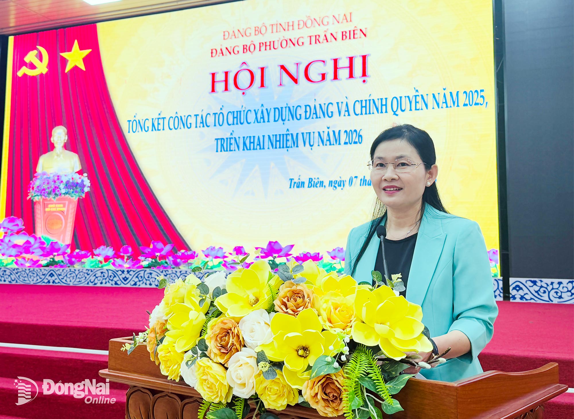 Ủy vi&ecirc;n dự khuyết Trung ương Đảng, Ph&oacute; B&iacute; thư Thường trực Tỉnh ủy, Chủ tịch HĐND tỉnh Đồng Nai T&ocirc;n Ngọc Hạnh ph&aacute;t biểu chỉ đạo tại hội nghị. Ảnh: Th&ugrave;y Anh.    