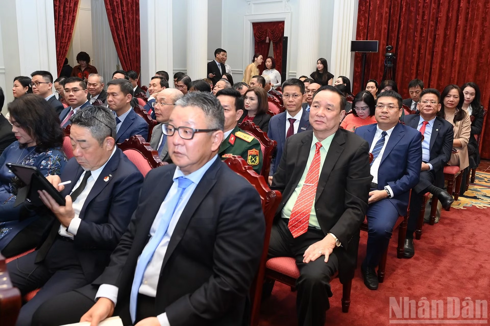 Đại biểu doanh nghiệp tiêu biểu tham dự cuộc gặp mặt.  