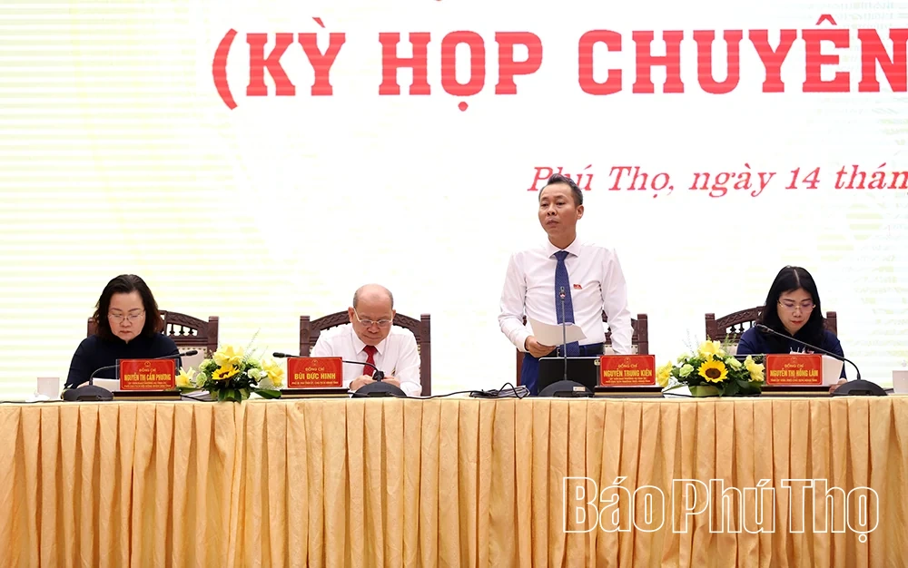 Kỳ họp thứ Năm, HĐND tỉnh Phú Thọ khóa XX: Nhiều ý kiến thảo luận thẳng thắn, trách nhiệm