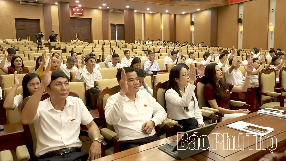 Kỳ họp thứ Năm, HĐND tỉnh Phú Thọ khóa XX thành công tốt đẹp