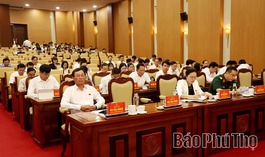Khai mạc Kỳ họp thứ Năm, HĐND tỉnh Phú Thọ khóa XX