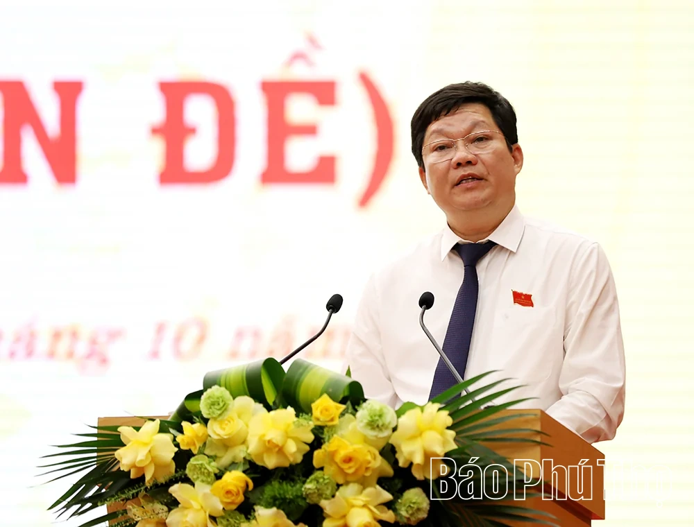 Kỳ họp thứ Năm, HĐND tỉnh Phú Thọ khóa XX: Nhiều ý kiến thảo luận thẳng thắn, trách nhiệm