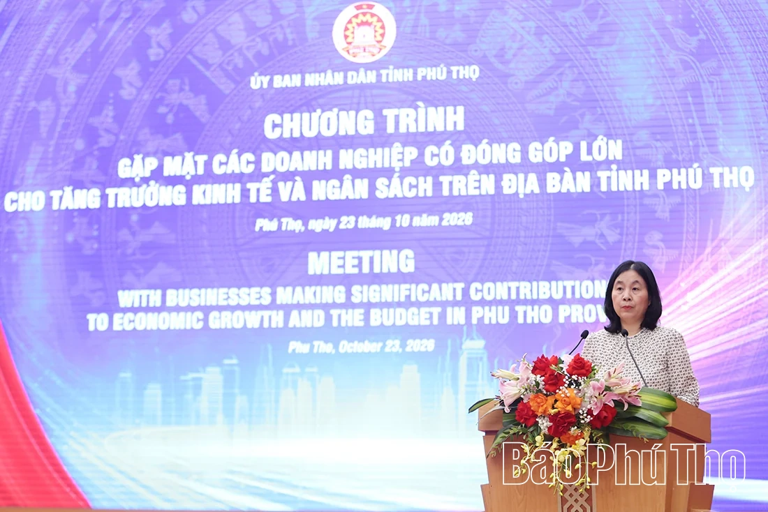 Tạo điều kiện để cộng đồng doanh nghiệp phát triển ổn định, bền vững, đóng góp ngày càng lớn vào mục tiêu tăng trưởng 2 con số của tỉnh
