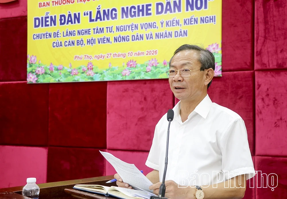 Lắng nghe dân nói phải gắn với giải quyết kiến nghị từ cơ sở