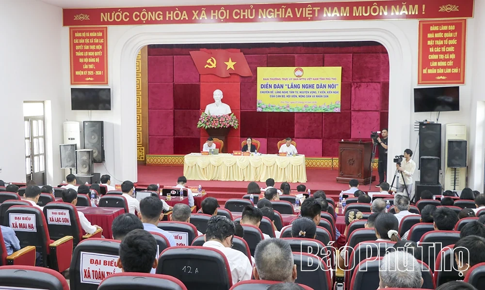 Lắng nghe dân nói phải gắn với giải quyết kiến nghị từ cơ sở