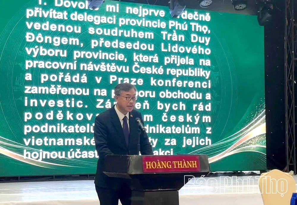 Tỉnh Phú Thọ đẩy mạnh hợp tác với các đối tác Cộng hòa Czech