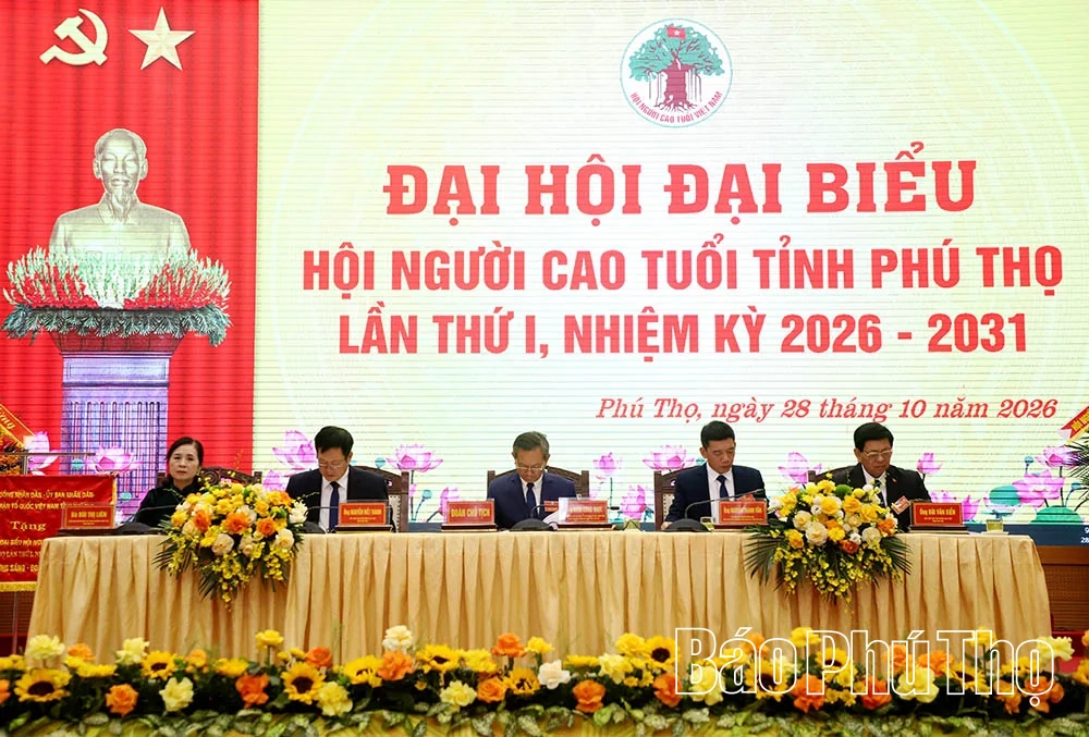 Phiên làm việc thứ nhất Đại hội đại biểu Hội Người cao tuổi tỉnh Phú Thọ nhiệm kỳ 2026 - 2031