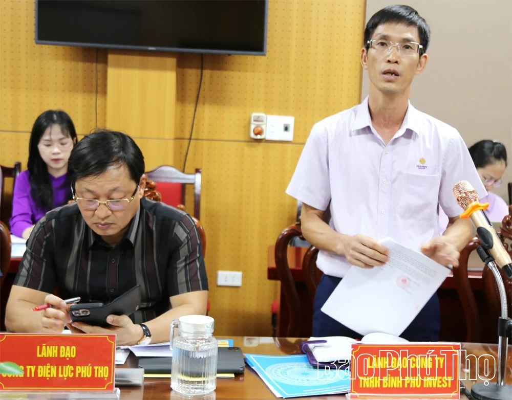 Tháo gỡ vướng mắc, đẩy nhanh tiến độ các khu công nghiệp Bình Phú, Thịnh Minh