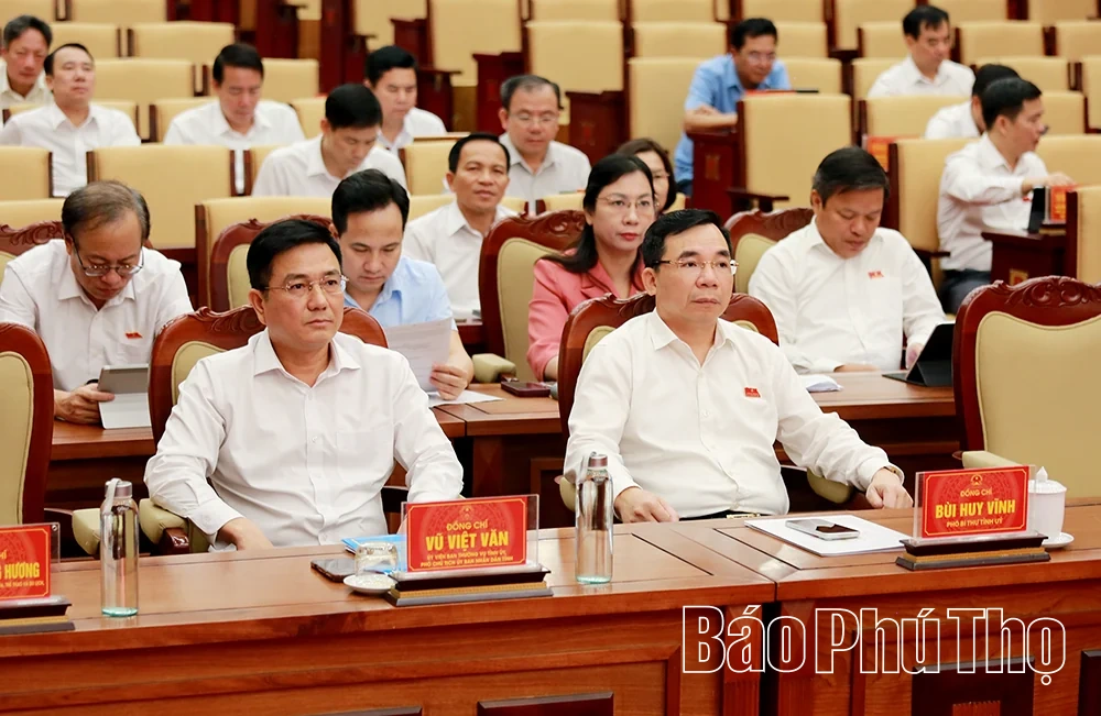 Kỳ họp thứ Sáu, HĐND tỉnh Phú Thọ khóa XX: Thảo luận các vấn đề trọng tâm về giao thông, địa giới hành chính