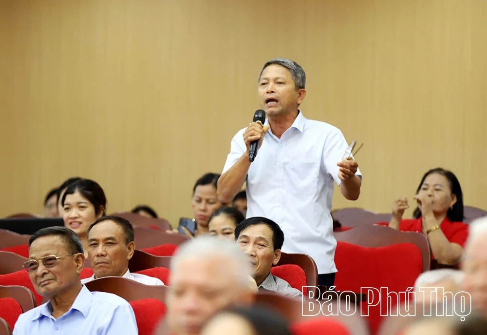 Xã Lâm Thao tổ chức đối thoại giữa người đứng đầu cấp ủy, chính quyền với Nhân dân