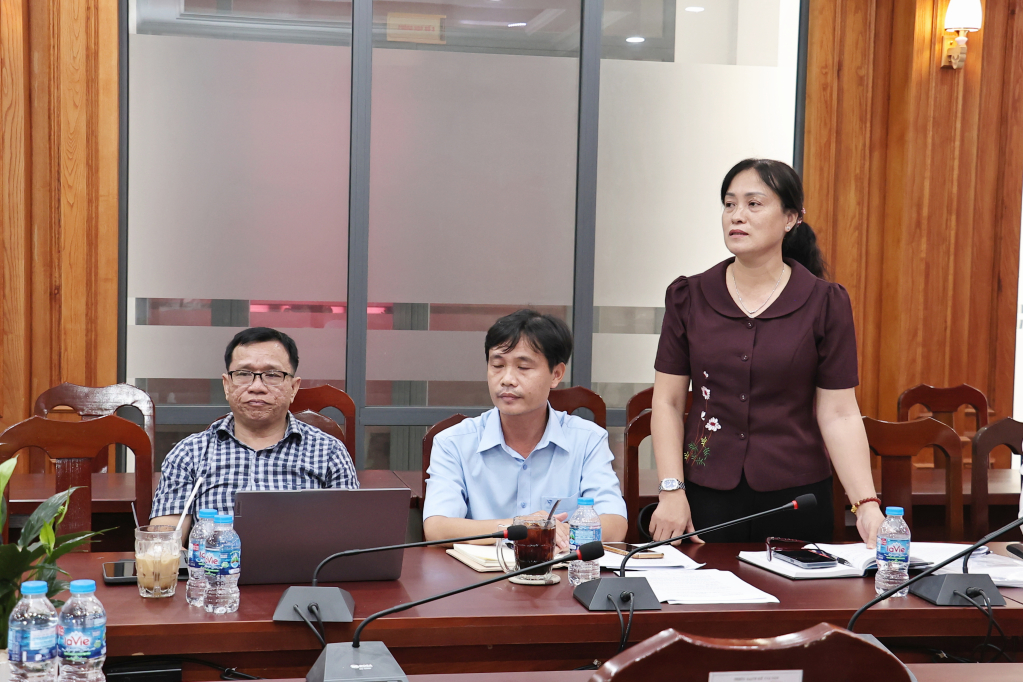 Đại diện Ban giám hiệu Trường Tiểu học Kim Đồng nêu khó khăn trong công tác quản lý sau sáp nhập