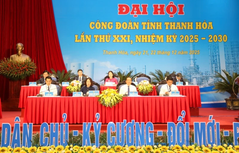 Phi&ecirc;n thứ nhất Đại hội C&ocirc;ng đo&agrave;n tỉnh Thanh H&oacute;a lần thứ XXI, nhiệm kỳ 2025-2030