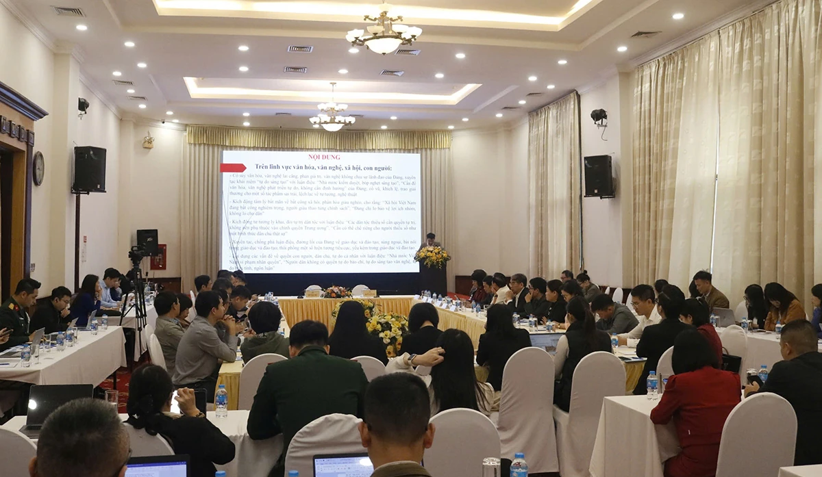 Nâng cao chất lượng tác phẩm báo chí đa phương tiện về bảo vệ nền tảng tư tưởng của Đảng trong bối cảnh mới