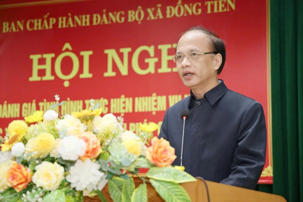 Ban Chấp h&agrave;nh Đảng bộ x&atilde; Đồng Tiến thống nhất mục ti&ecirc;u, nhiệm vụ năm 2026