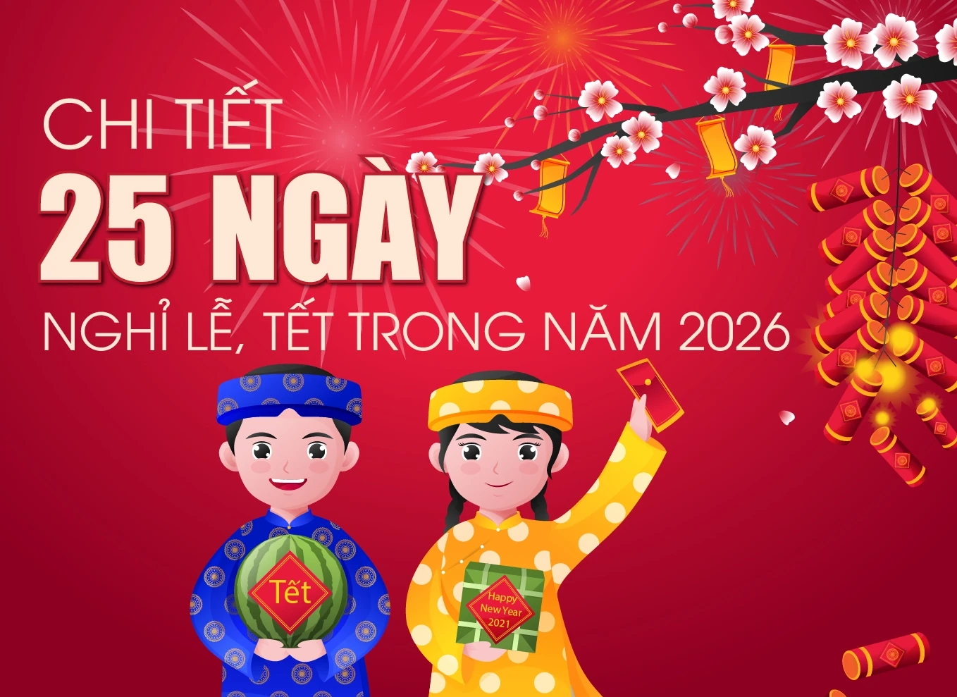 Chi tiết 25 ng&agrave;y nghỉ lễ, Tết trong năm 2026