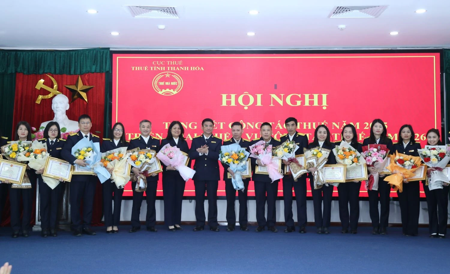 Ng&agrave;nh Thuế Thanh H&oacute;a tiếp tục đo&agrave;n kết, nỗ lực ho&agrave;n th&agrave;nh tốt nhiệm vụ được giao trong t&igrave;nh h&igrave;nh mới