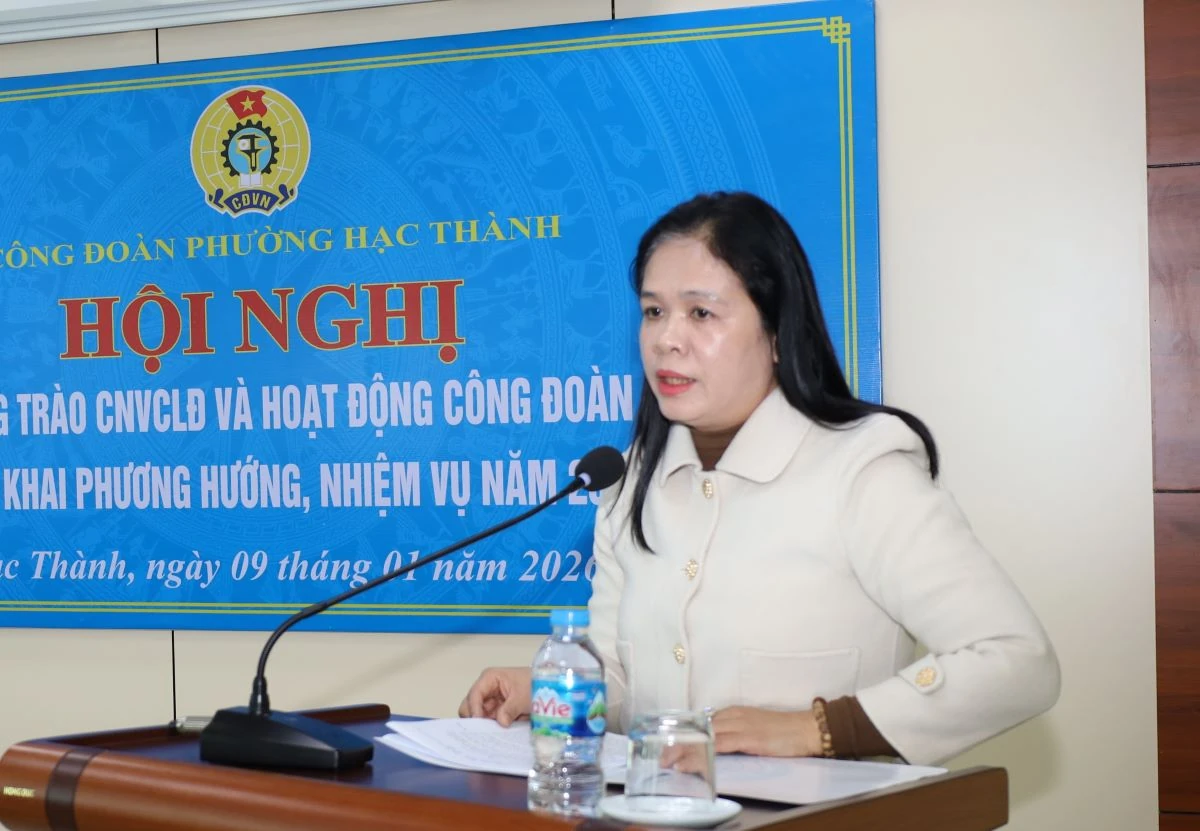 Xây dựng Công đoàn phường Hạc Thành vững mạnh, vì đoàn viên, nguời lao động