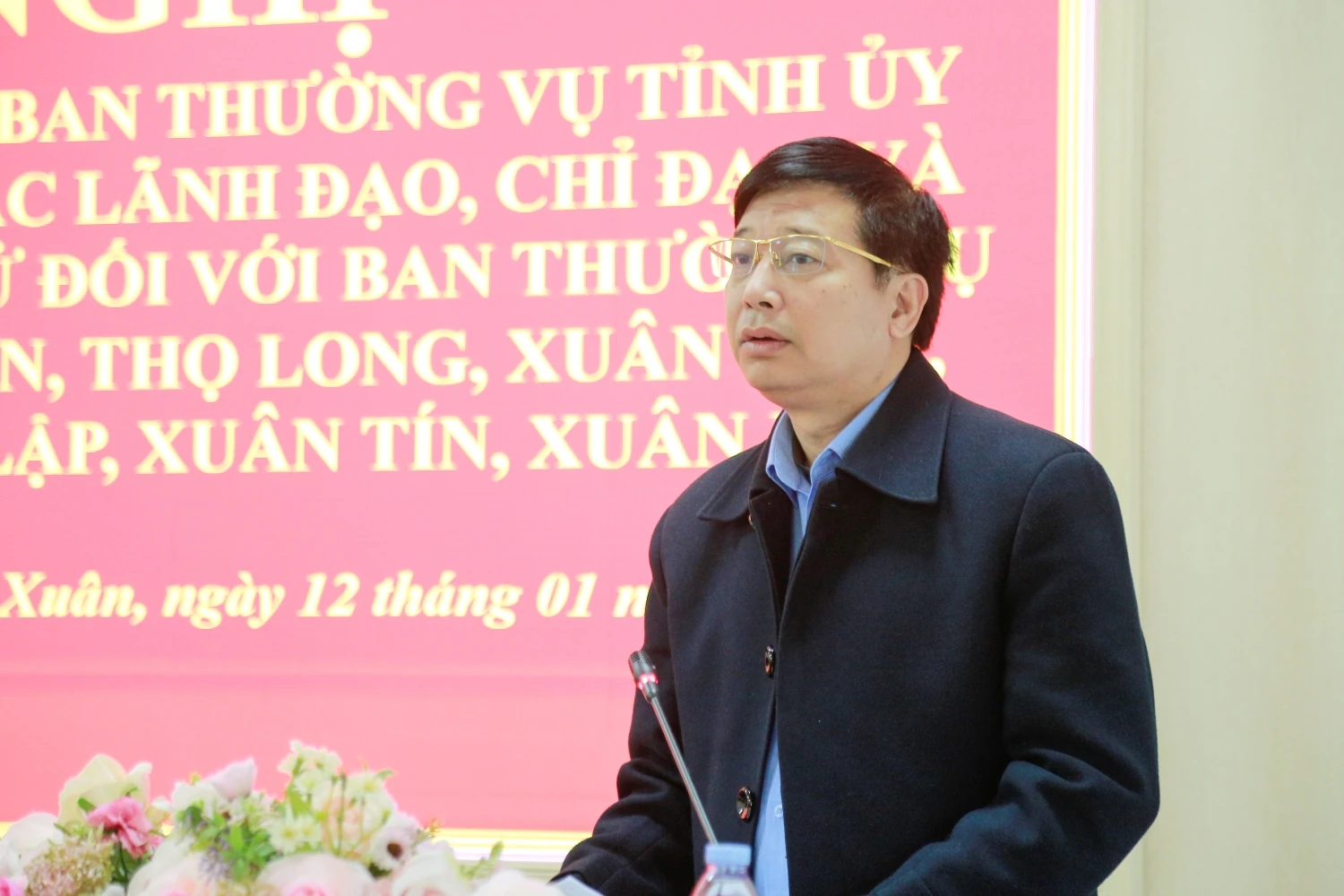 Ph&oacute; B&iacute; thư Tỉnh ủy, Chủ tịch Ủy ban MTTQ tỉnh Trịnh Tuấn Sinh gi&aacute;m s&aacute;t c&ocirc;ng t&aacute;c chuẩn bị bầu cử ĐBQH v&agrave; đại biểu HĐND