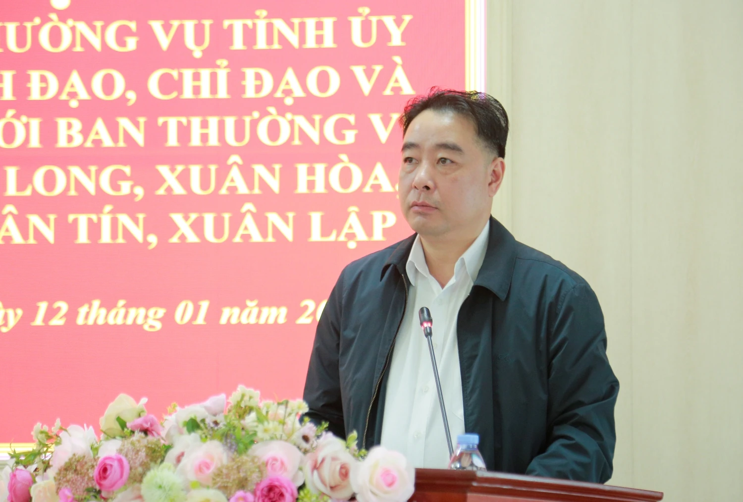 Ph&oacute; B&iacute; thư Tỉnh ủy, Chủ tịch Ủy ban MTTQ tỉnh Trịnh Tuấn Sinh gi&aacute;m s&aacute;t c&ocirc;ng t&aacute;c chuẩn bị bầu cử ĐBQH v&agrave; đại biểu HĐND