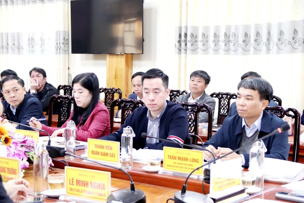 Ph&oacute; Chủ tịch Thường trực HĐND tỉnh gi&aacute;m s&aacute;t c&ocirc;ng t&aacute;c bầu cử ĐBQH v&agrave; đại biểu HĐND c&aacute;c cấp