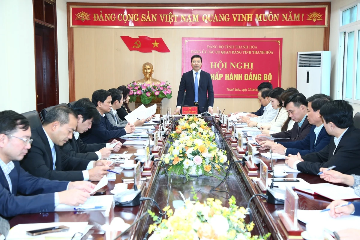 Đảng bộ c&aacute;c cơ quan Đảng tỉnh ph&aacute;t huy đo&agrave;n kết, thực hiện thắng lợi nhiệm vụ trong giai đoạn mới