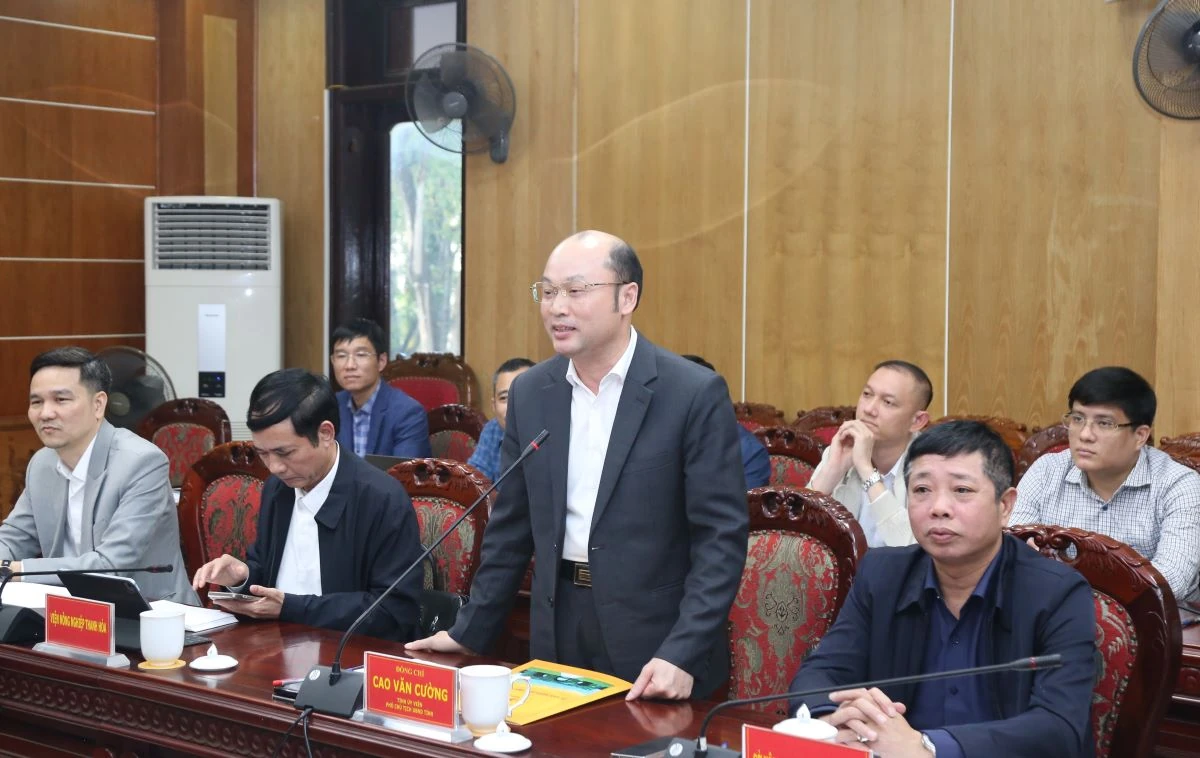 Tăng cường hợp t&aacute;c giữa tỉnh Thanh H&oacute;a v&agrave; Trường Đại học L&acirc;m nghiệp