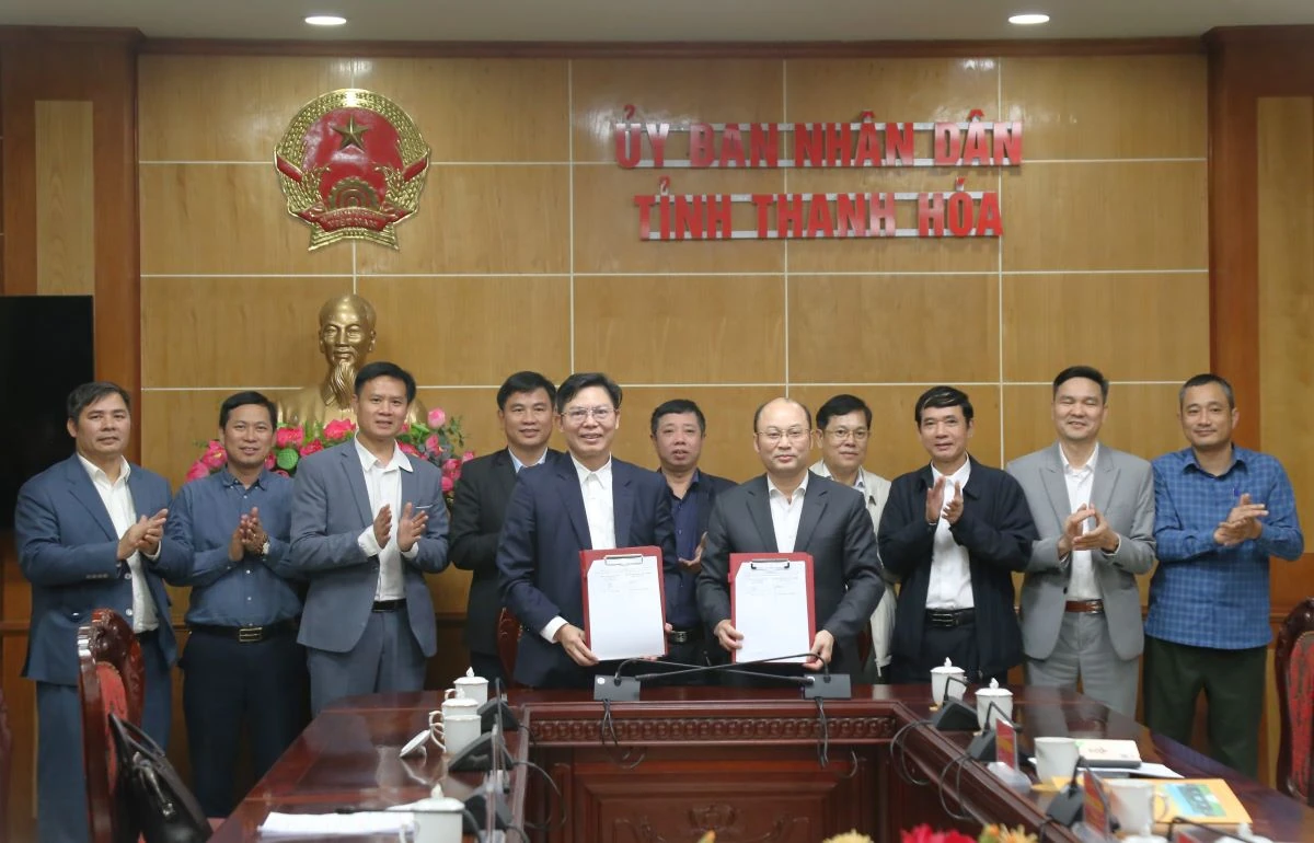 Tăng cường hợp t&aacute;c giữa tỉnh Thanh H&oacute;a v&agrave; Trường Đại học L&acirc;m nghiệp