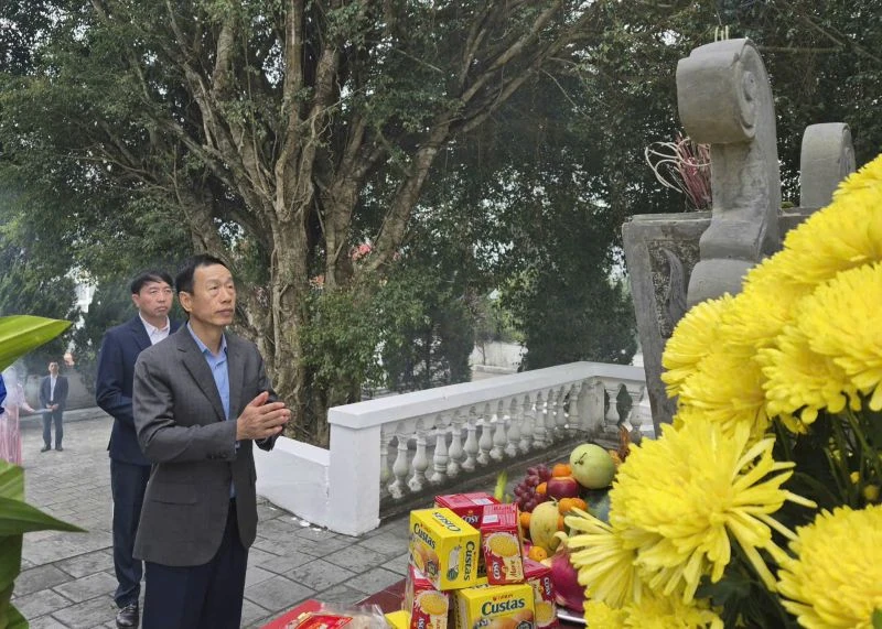 Ph&oacute; Chủ tịch UBND tỉnh L&ecirc; Quang H&ugrave;ng thăm, kiểm tra tại c&aacute;c x&atilde; Như Xu&acirc;n, Như Thanh