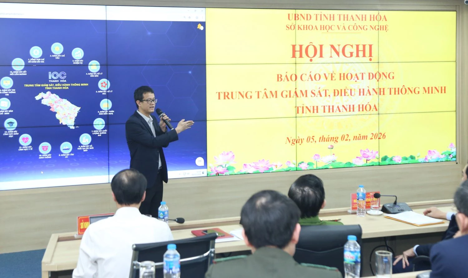 Ho&agrave;n thiện c&aacute;c phần việc để vận h&agrave;nh ch&iacute;nh thức Trung t&acirc;m IOC Thanh H&oacute;a v&agrave;o th&aacute;ng 3/2026