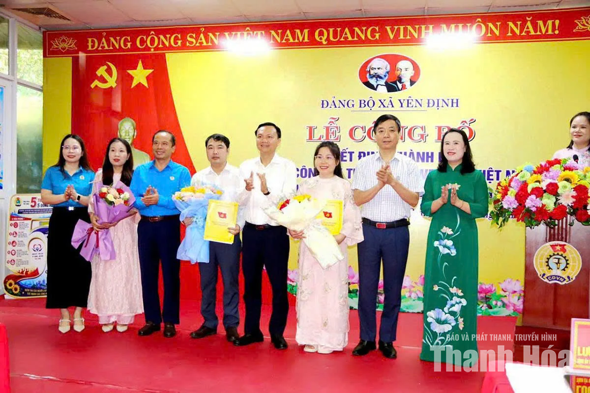 Yên Định phát triển đảng viên trong doanh nghiệp FDI
