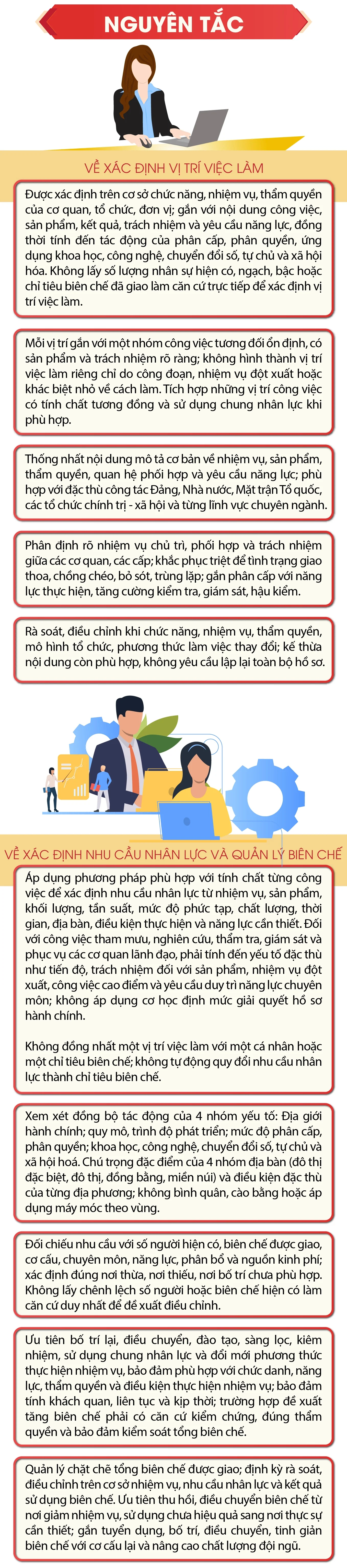 Một số nội dung chính của Kết luận số 107-KL/TW về vị trí việc làm