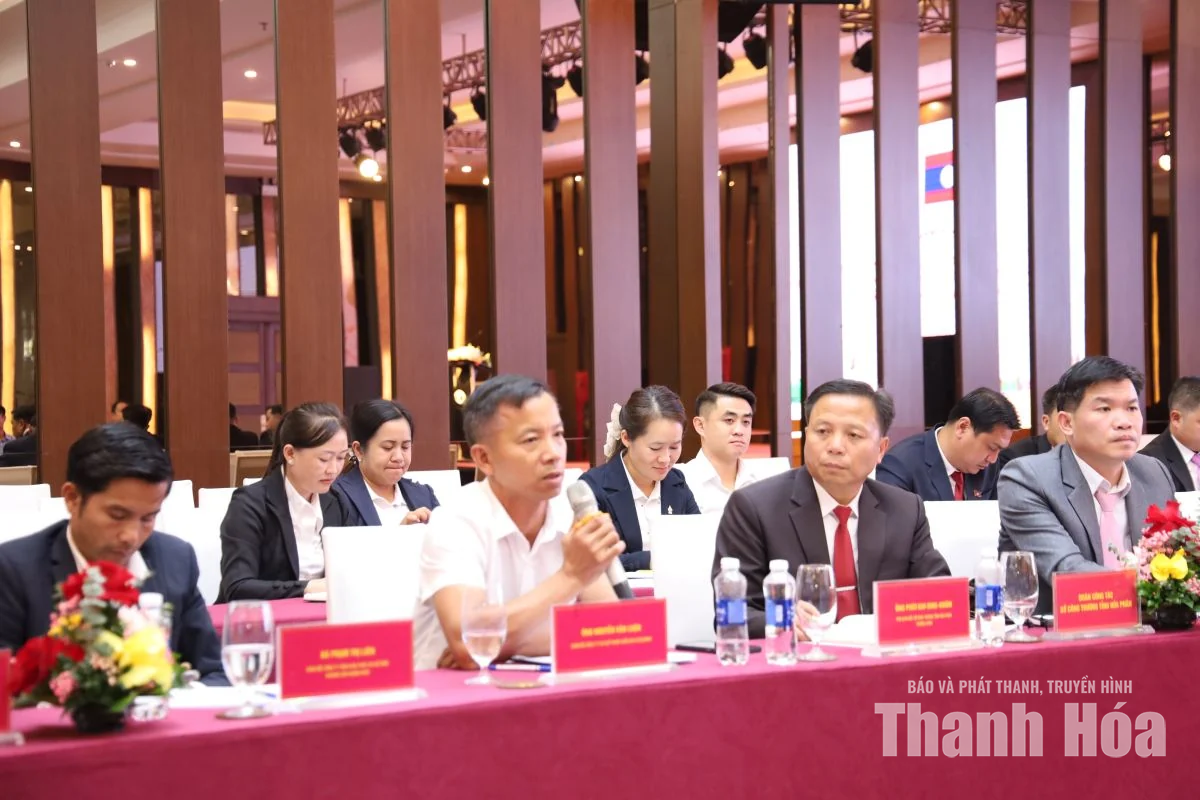 Thanh Hóa - Hủa Phăn tăng cường hợp tác thương mại biên giới, kết nối doanh nghiệp