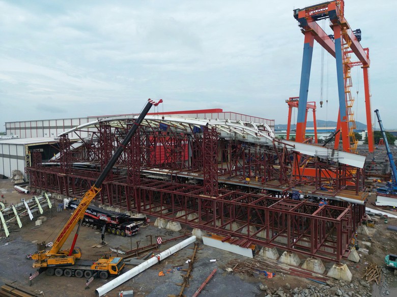 Chưa chốt phương án lai dắt cầu đi bộ Lá dừa từ Vũng Tàu về TP.HCM- Ảnh 1.