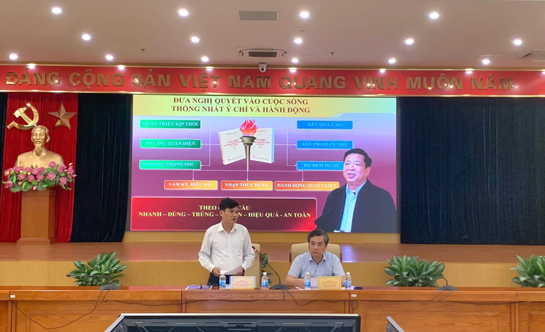Cục Kinh tế - Quản lý đầu tư xây dựng quán triệt, triển khai Nghị quyết Trung ương IV- Ảnh 1.