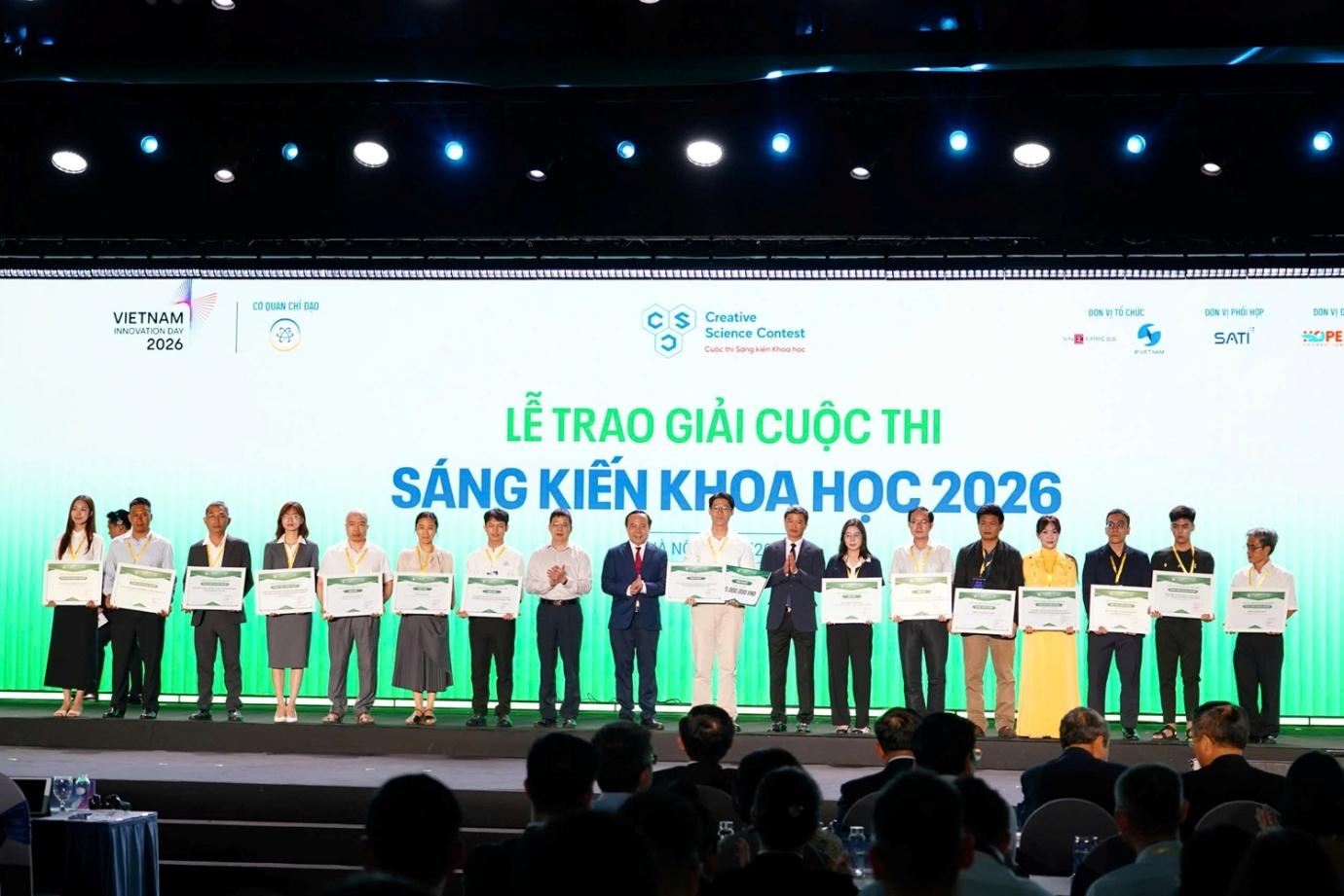 Sáng kiến Khoa học 2026: Vinh danh 15 giải thưởng vì cộng đồng- Ảnh 2.