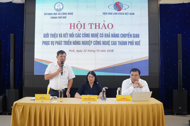 Huế kết nối chuyển giao công nghệ phát triển nông nghiệp công nghệ cao- Ảnh 1.